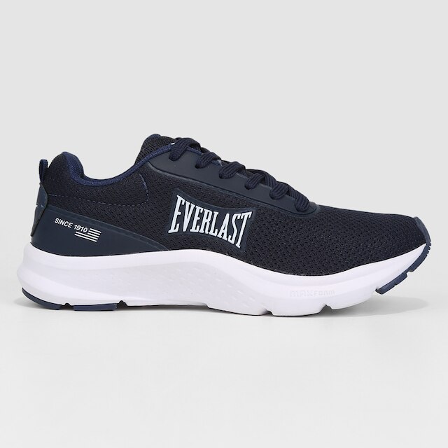 Tênis Everlast City 2 - Marinho+Branco Menor preço em Tênis Everlast City 2 - Marinho+Branco