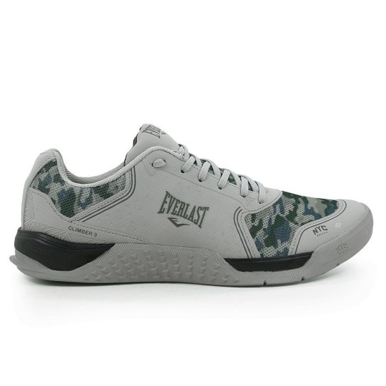 Tênis Everlast Climber 3 - Cinza+Verde Menor preço em Tênis Everlast Climber 3 - Cinza+Verde