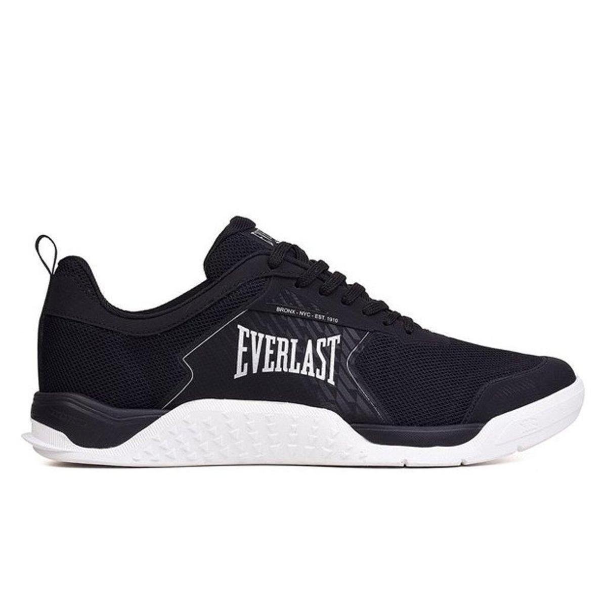 Tenis Everlast Climber 4 Preto e Branco Menor preço em Tenis Everlast Climber 4 Preto e Branco