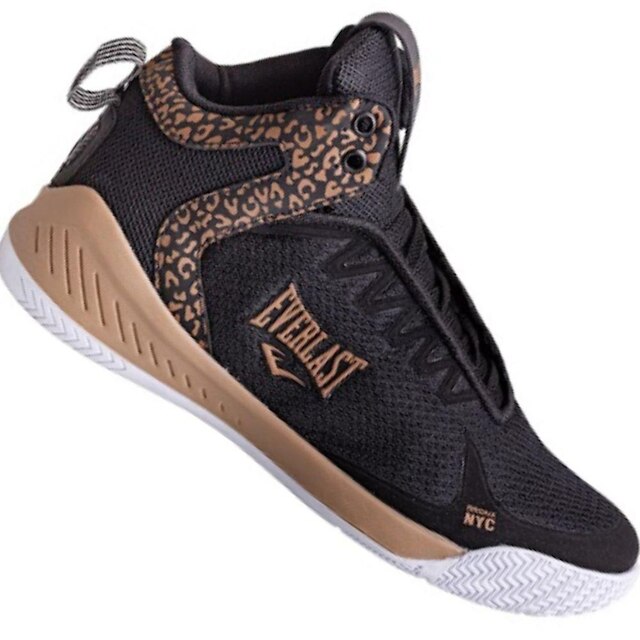 Tênis Everlast Clube Feminino - Preto+Marrom Menor preço em Tênis Everlast Clube Feminino - Preto+Marrom