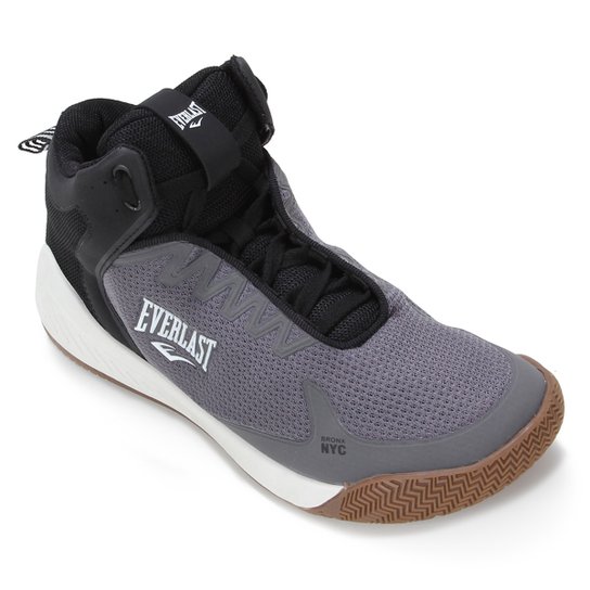 Tênis Everlast Clube Masculino - Cinza Menor preço em Tênis Everlast Clube Masculino - Cinza