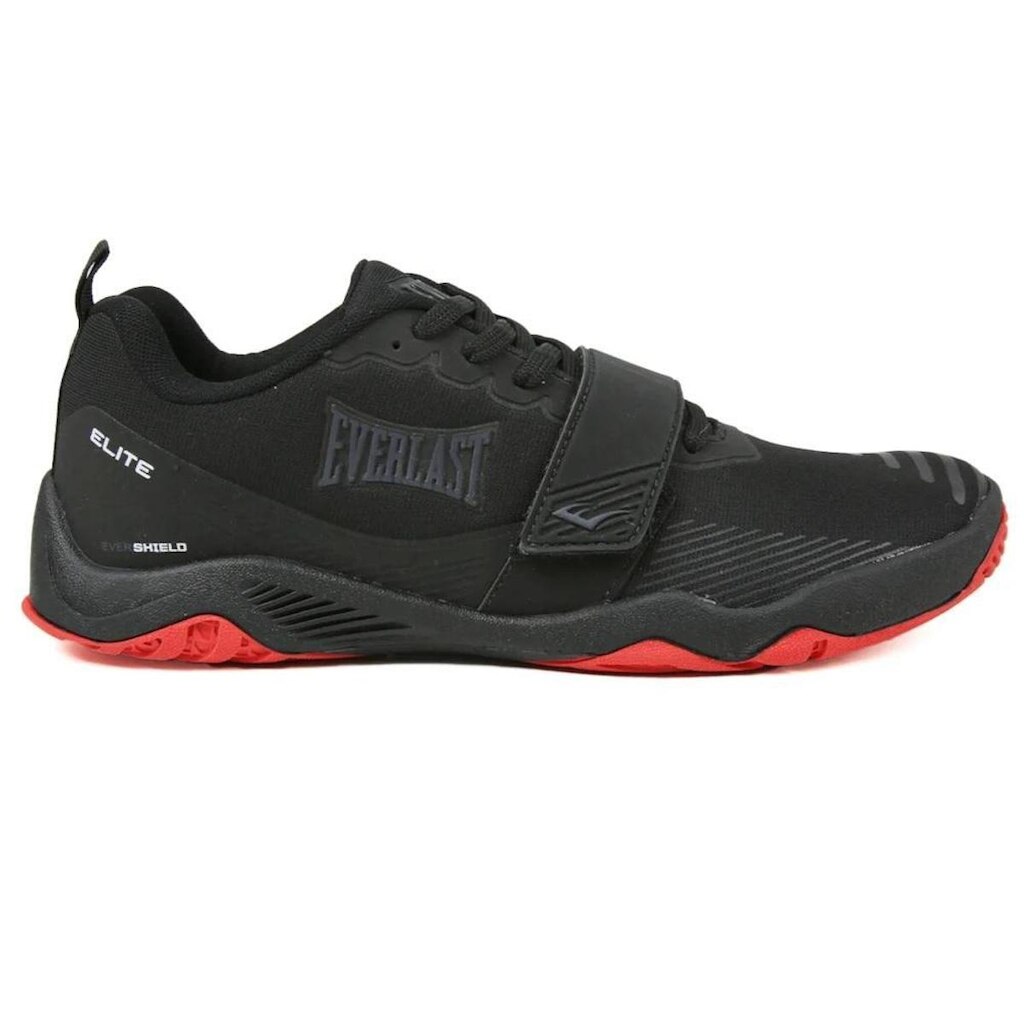 Tênis Everlast Edição Elite - SEUA 219F - Preto/Vermelho