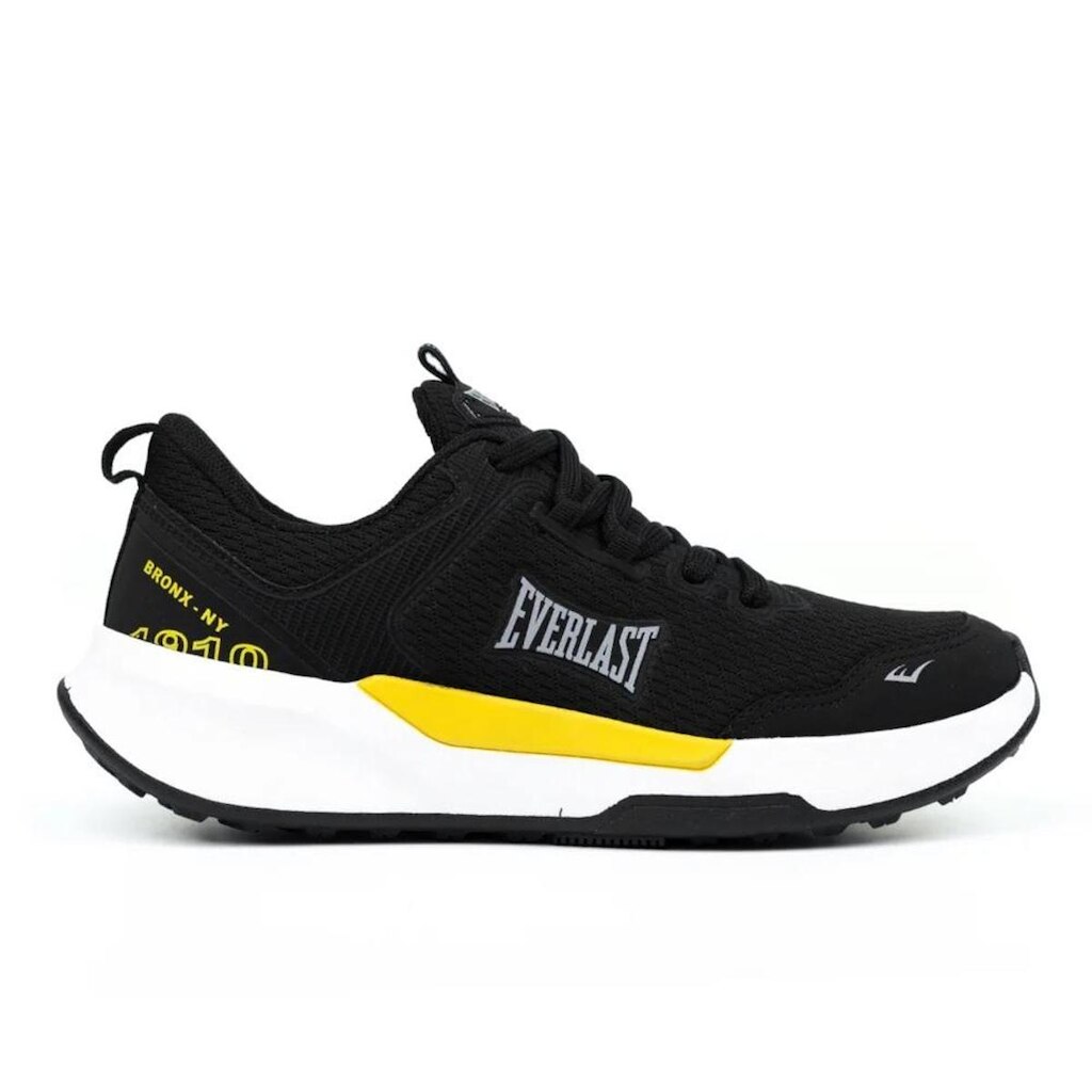 Tênis Everlast Edição Solo - Preto e Amarelo