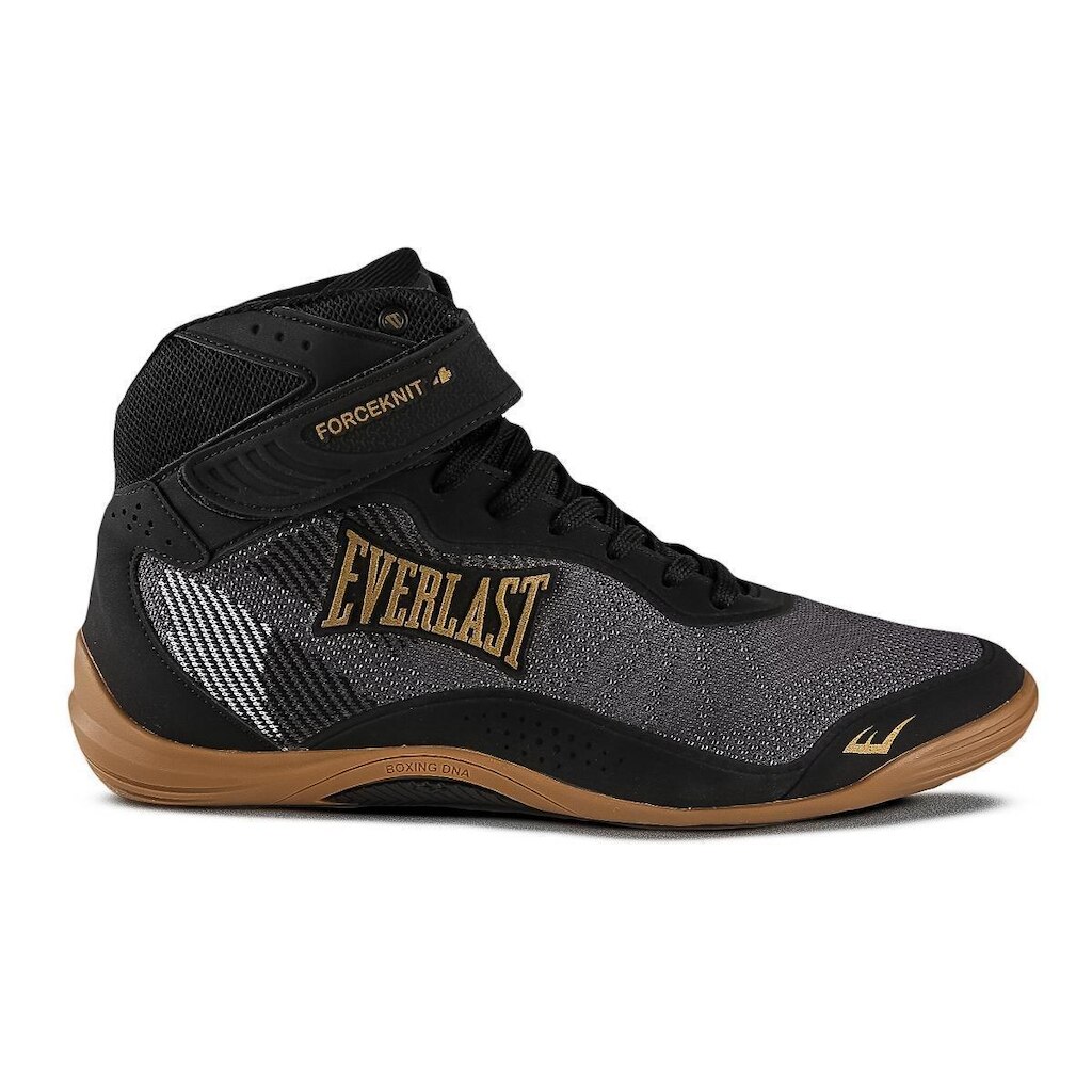 Tênis Everlast Forceknit 4 Uni Preto / Dourado