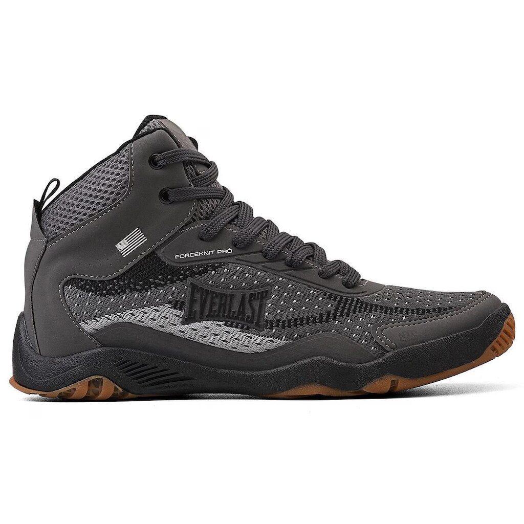 Tênis Everlast Forceknit Edição Pro Masculino - Cinza/Preto