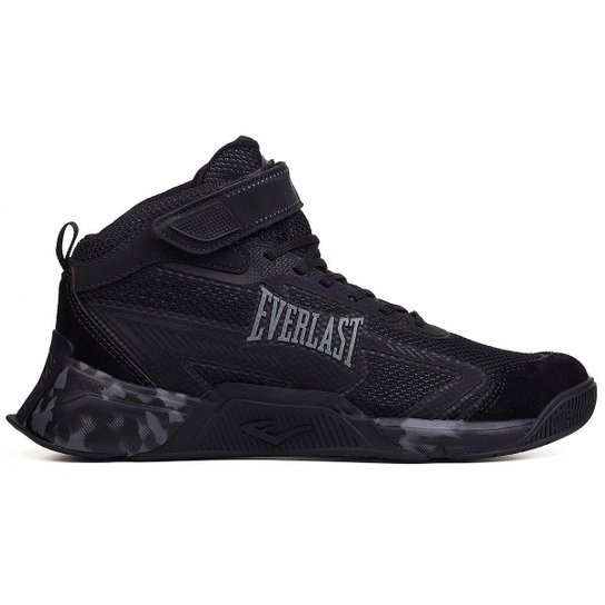 Tênis Everlast Jump 5 - Edição FF - Unissex - Preto/Grafite - Preto+Grafite Menor preço em Tênis Everlast Jump 5 - Edição FF - Unissex - Preto/Grafite - Preto+Grafite