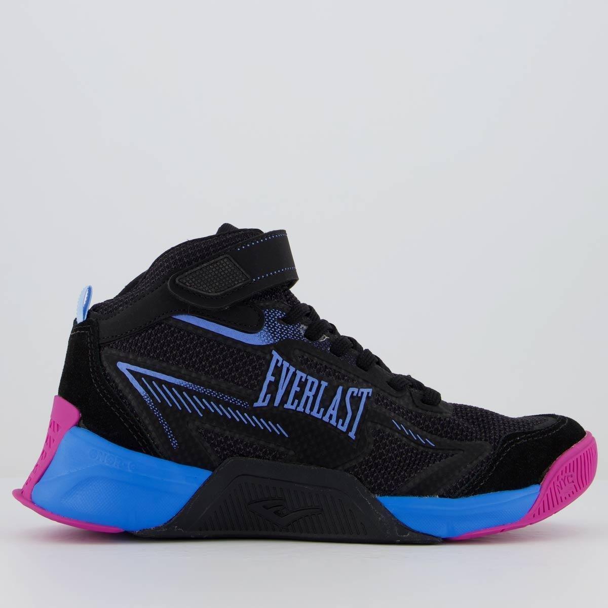 Tênis Everlast Jump 5 Feminino Preto e Roxo - Preto | Netshoes