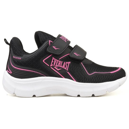 Tênis Everlast Maverik Inf Fem Preto / Azul - Preto+Rosa Menor preço em Tênis Everlast Maverik Inf Fem Preto / Azul - Preto+Rosa