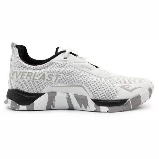 Tênis Everlast Mod. Cave 2 Unissex Branco Preto - Cross - Branco+Preto Menor preço em Tênis Everlast Mod. Cave 2 Unissex Branco Preto - Cross - Branco+Preto