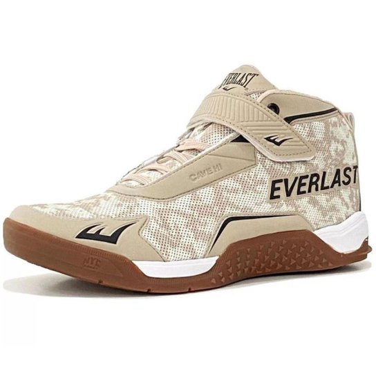Tênis Everlast Mod Cave HI Bege Unissex - Cross Training - Bege Menor preço em Tênis Everlast Mod Cave HI Bege Unissex - Cross Training - Bege