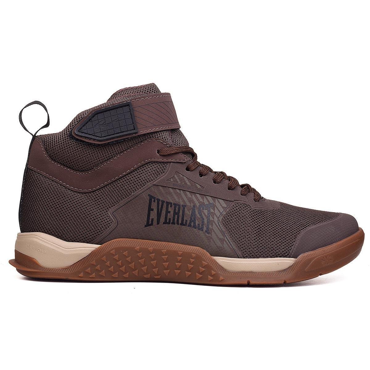 Tênis Everlast Monster 3 Masc Marrom / Preto Menor preço em Tênis Everlast Monster 3 Masc Marrom / Preto