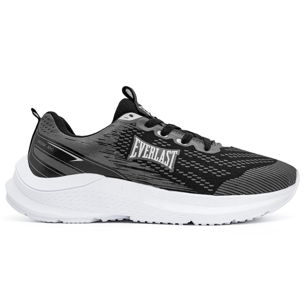 Tênis Everlast Quick Unissex | Preto Cinza
