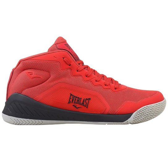 Tênis Everlast Range HI Cross Training Unisex - Vermelho+Preto Menor preço em Tênis Everlast Range HI Cross Training Unisex - Vermelho+Preto