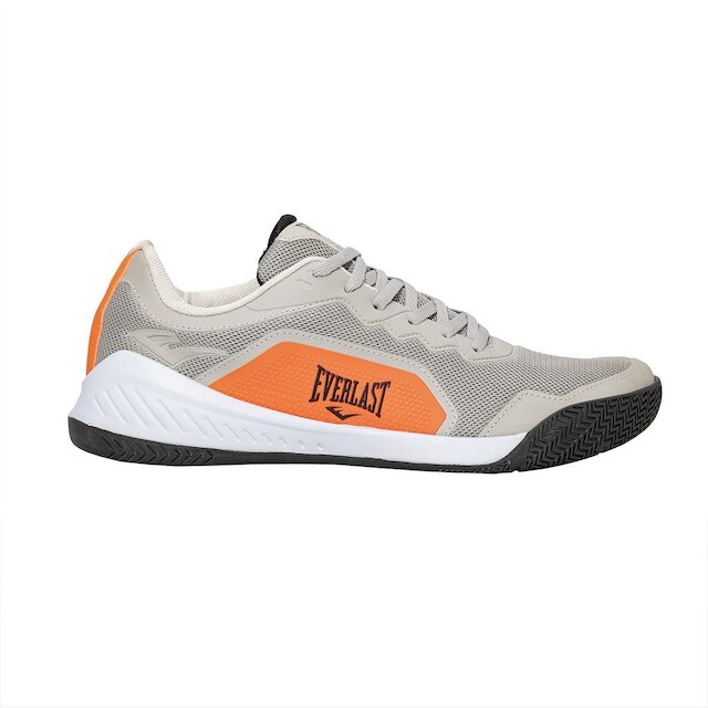 Tênis Everlast Range Masculino - Cinza+Laranja Menor preço em Tênis Everlast Range Masculino - Cinza+Laranja