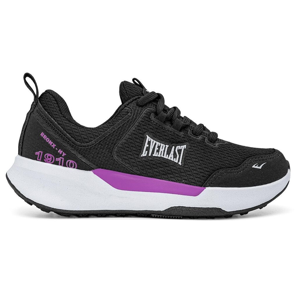 Tênis Everlast Solo Unissex | Preto Roxo