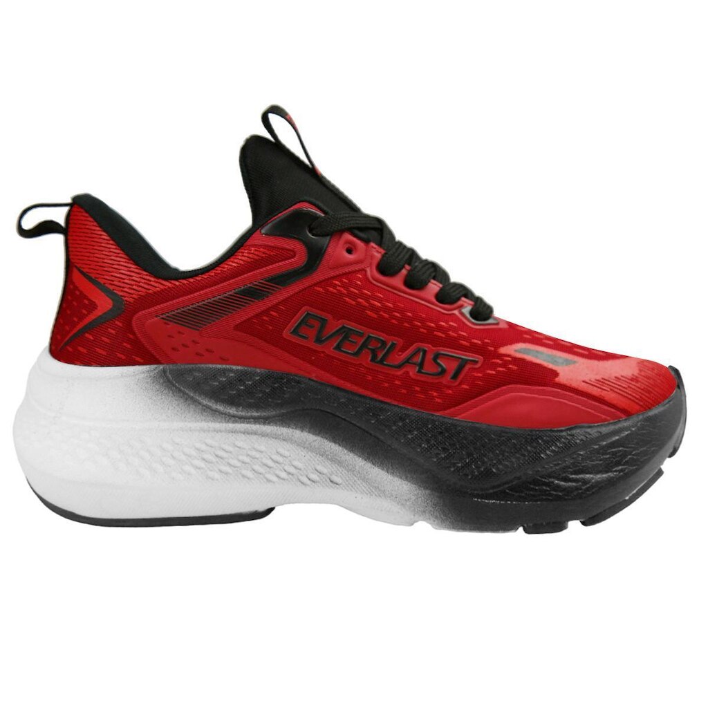 TÊNIS EVERLAST STRATTOS UNISSEX VERMELHO/PRETO