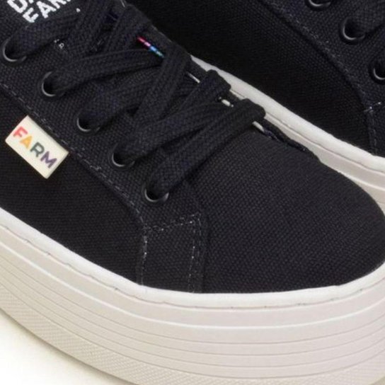 Tênis Farm Laje Mule Feminino Preto Preto Netshoes