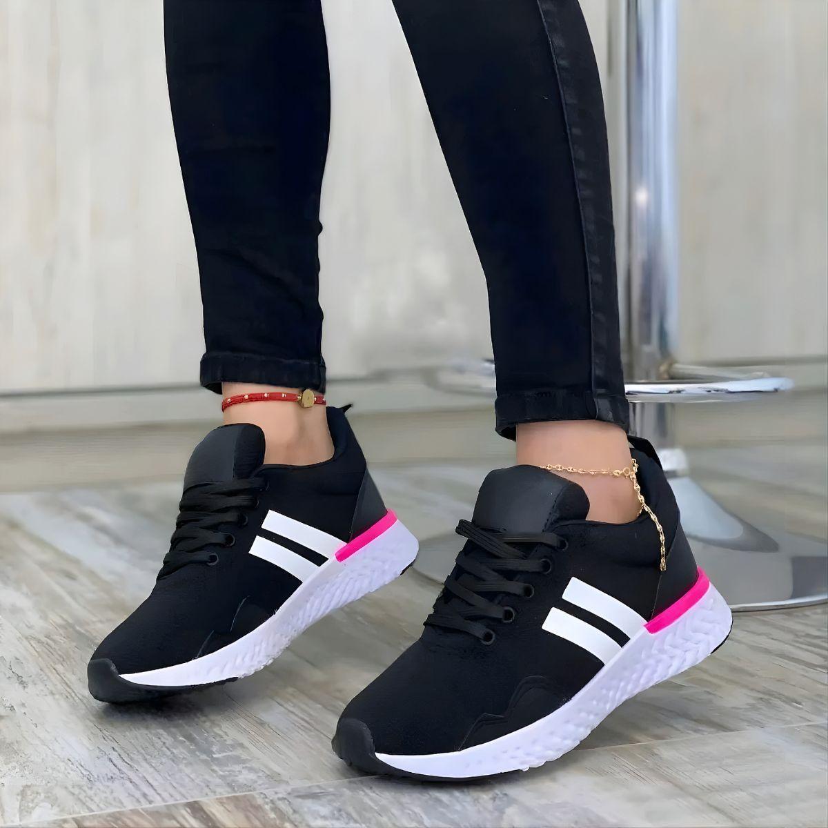 Tênis Feminino Academia Caminhada Ginastica Super Leve e Confortável Menor preço em Tênis Feminino Academia Caminhada Ginastica Super Leve e Confortável