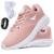 Tênis Feminino Academia Ultra Leve Kit Meia e Relogio - Bege