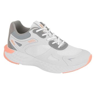 Tênis Feminino Actvitta Floather Esportivo - / Cinza Cor:;Tamanho:35;Gênero:Feminino
