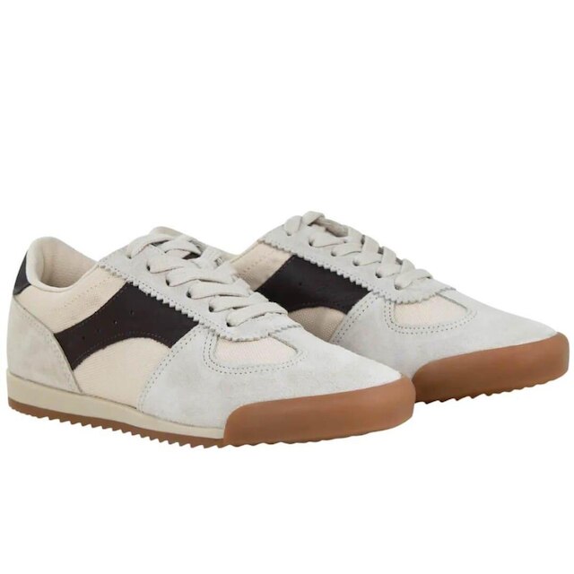 Tênis Feminino Bottero 370803-1 Camurça Marfim