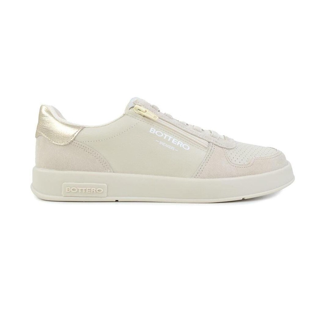Tênis Feminino Bottero Bege e Dourado - 4902