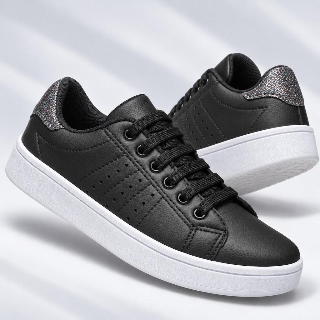 Tênis Feminino Branco Casual Para Dia a Dia Clássico Leve Confortável Macio Básico