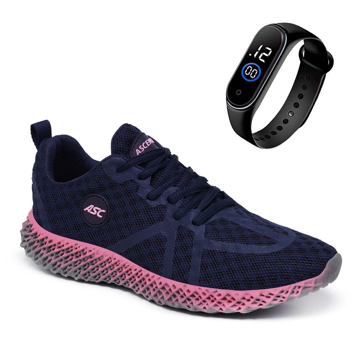 Tênis Feminino Caminhada + Relógio Fino: O Combo Perfeito para Mulheres Ativas e Estilosas Menor preço em Tênis Feminino Caminhada + Relógio Fino: O Combo Perfeito para Mulheres Ativas e Estilosas