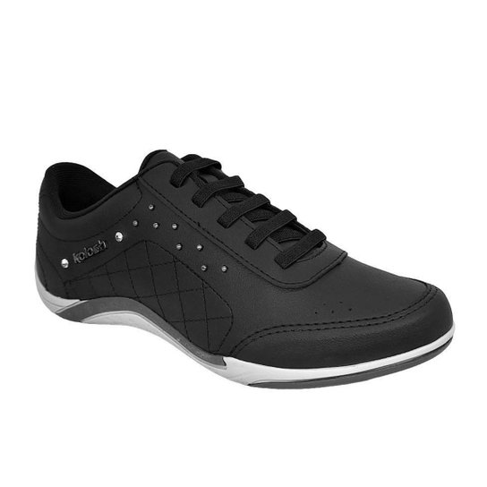 Tênis Feminino Casual Calce Fácil Conforto Kolosh C1296 - Preto Menor preço em Tênis Feminino Casual Calce Fácil Conforto Kolosh C1296 - Preto