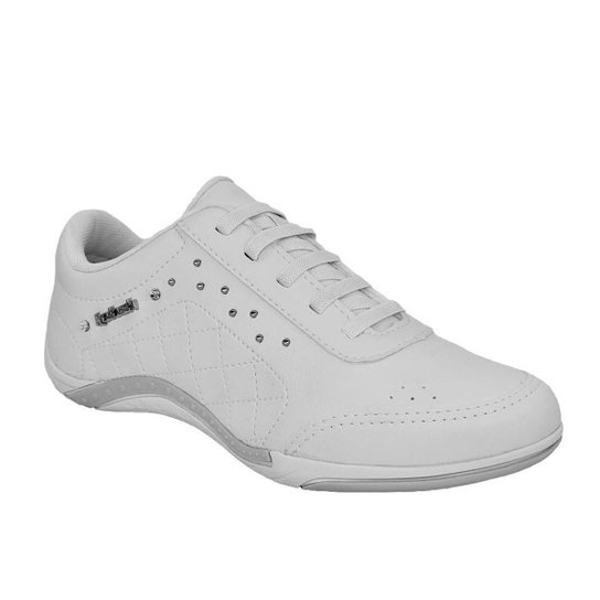 Tênis Feminino Casual Calce Fácil Conforto Kolosh C1296 - Branco Menor preço em Tênis Feminino Casual Calce Fácil Conforto Kolosh C1296 - Branco