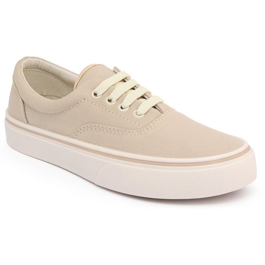 Tênis Feminino Casual Flat Lona Basic Classic Leve e Macio