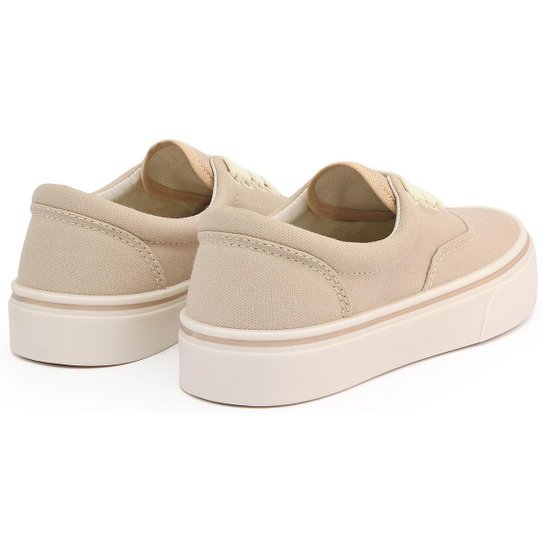 Tênis Feminino Casual Flat Lona Basic Classic Leve e Macio