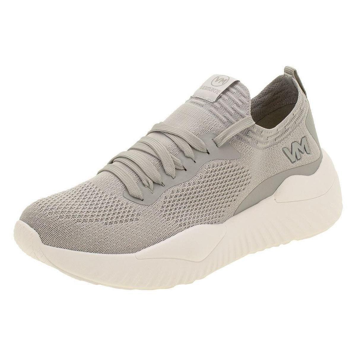 Tênis Feminino Casual Knit Via Marte - 217203 - Cinza Claro | Netshoes