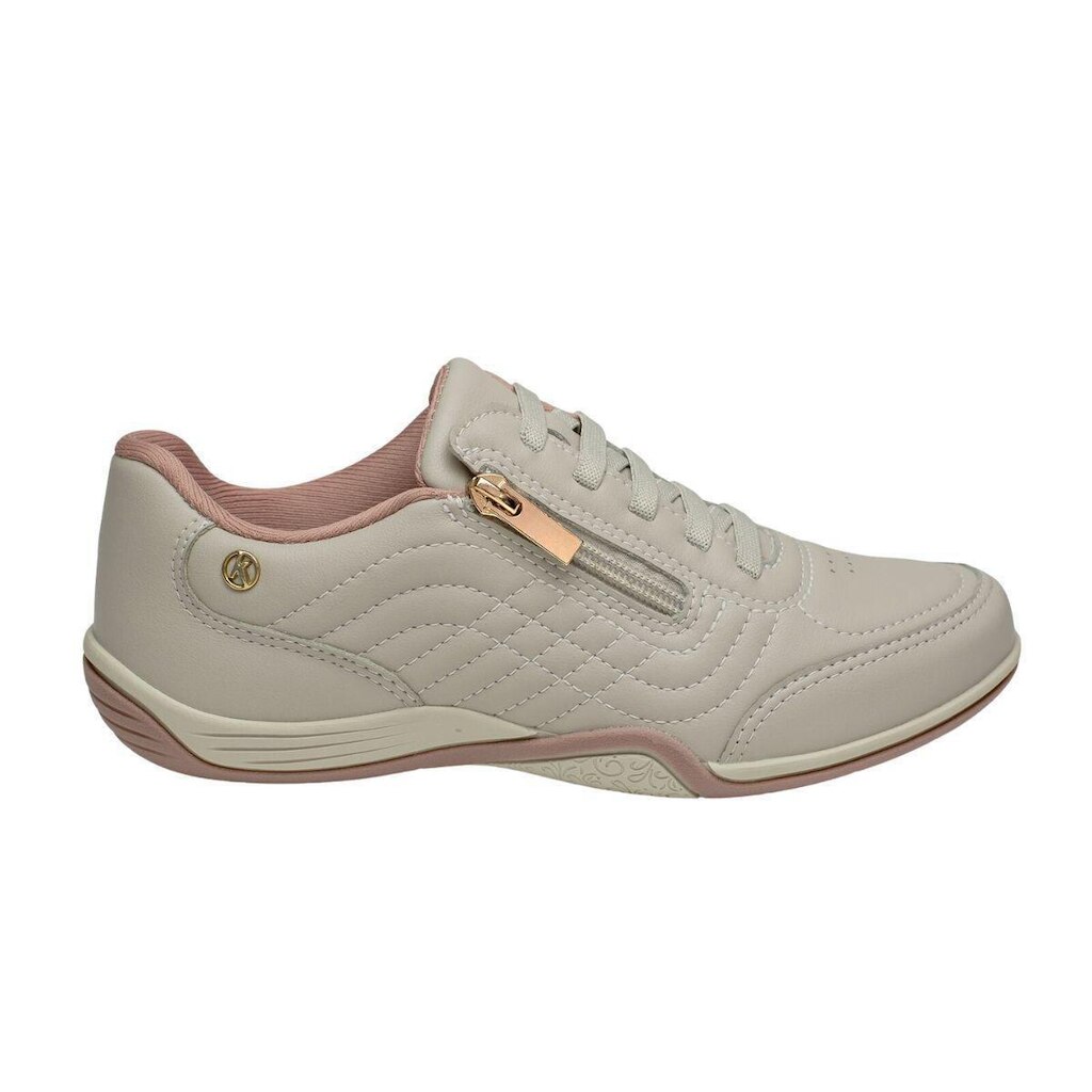 Tenis Feminino Casual Kolosh Conforto Calce Facil Ziper Ref: C3696