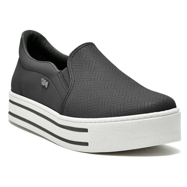 Tênis Feminino Casual Slip On Napa Preto Via Marte 23-8601-01 - Preto é boa?