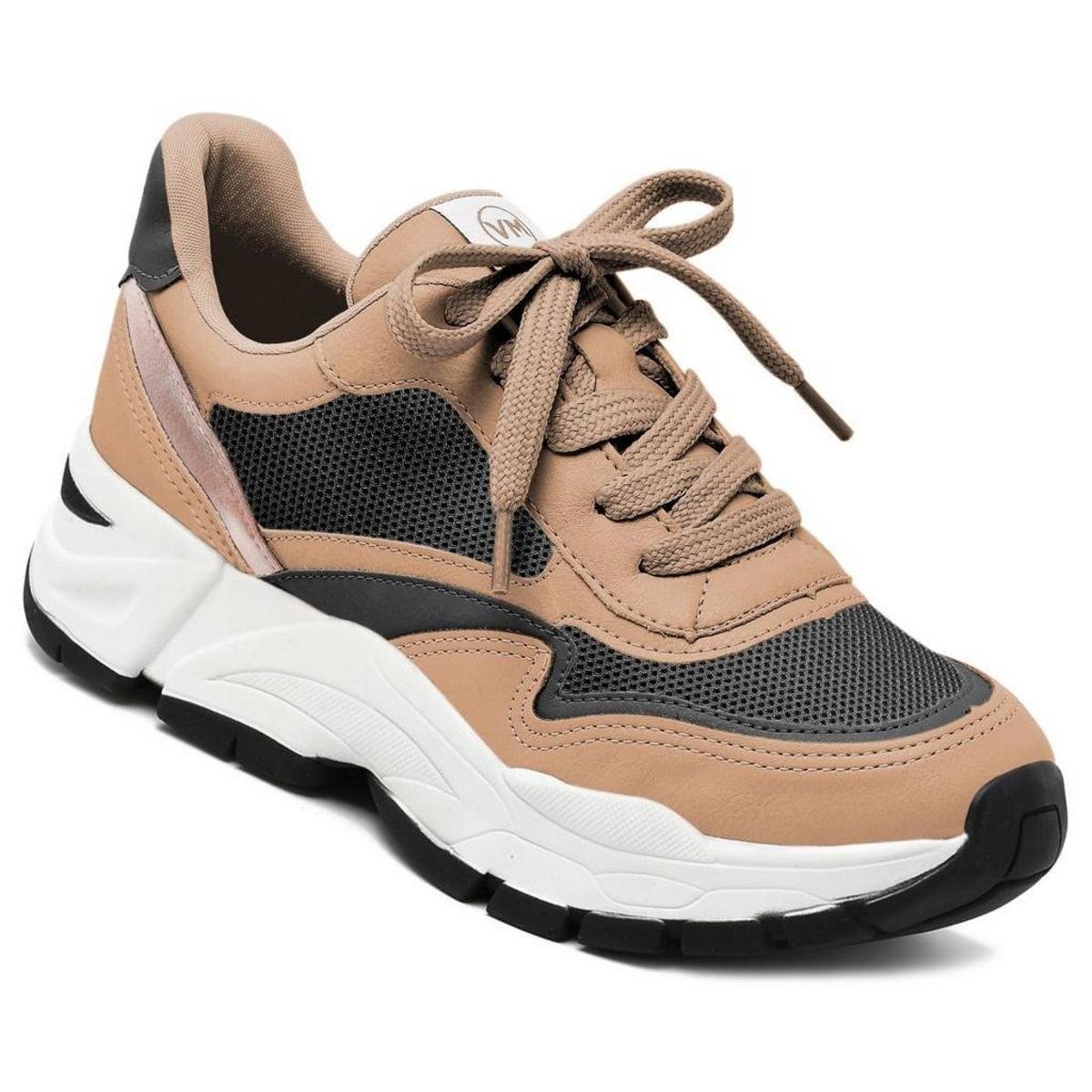 Tênis Feminino Chunky Sneaker Via Marte - Marrom | Netshoes