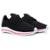 Tênis Feminino Com Cadarço Casual Leve Macio Lig Shoes - Branco+Pink