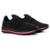 Tênis Feminino Com Cadarço Esporte   Confort - Preto+Pink