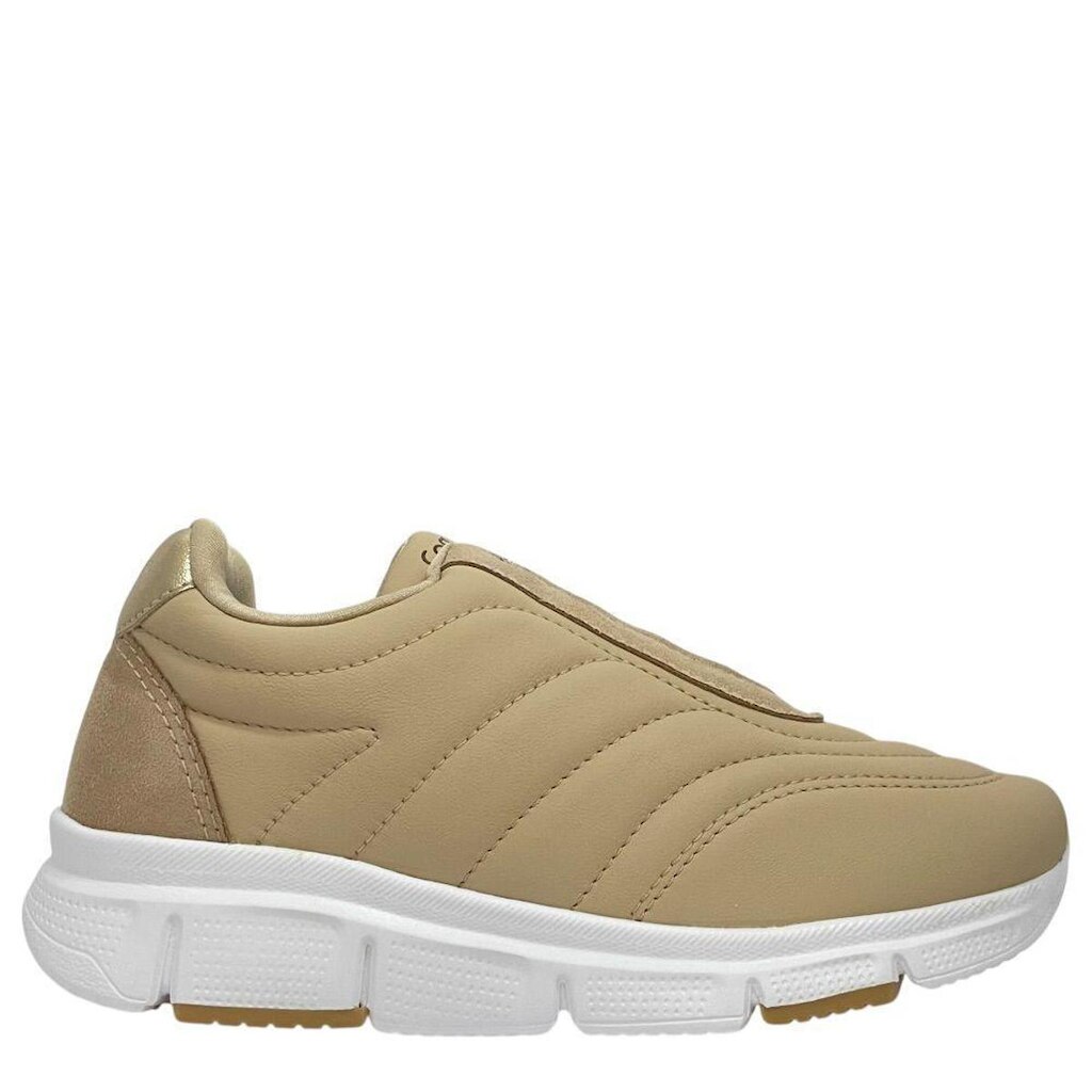Tênis Feminino Comfort Flex Ultraconfortável Macio Bege 2590401