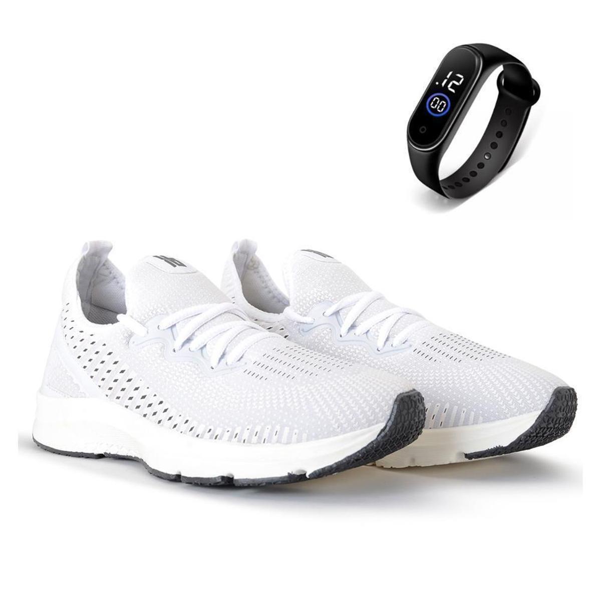 Tênis Feminino Corrida Academia Caminhada + Relógio Digital Menor preço em Tênis Feminino Corrida Academia Caminhada + Relógio Digital
