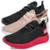Tênis Feminino Corrida Academia Running Leve Kit 3 Peças - Preto+Nude