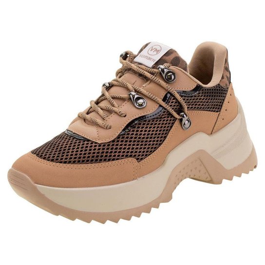 Tênis Feminino Dad Sneaker Via Marte - 212544 - Caramelo Menor preço em Tênis Feminino Dad Sneaker Via Marte - 212544 - Caramelo