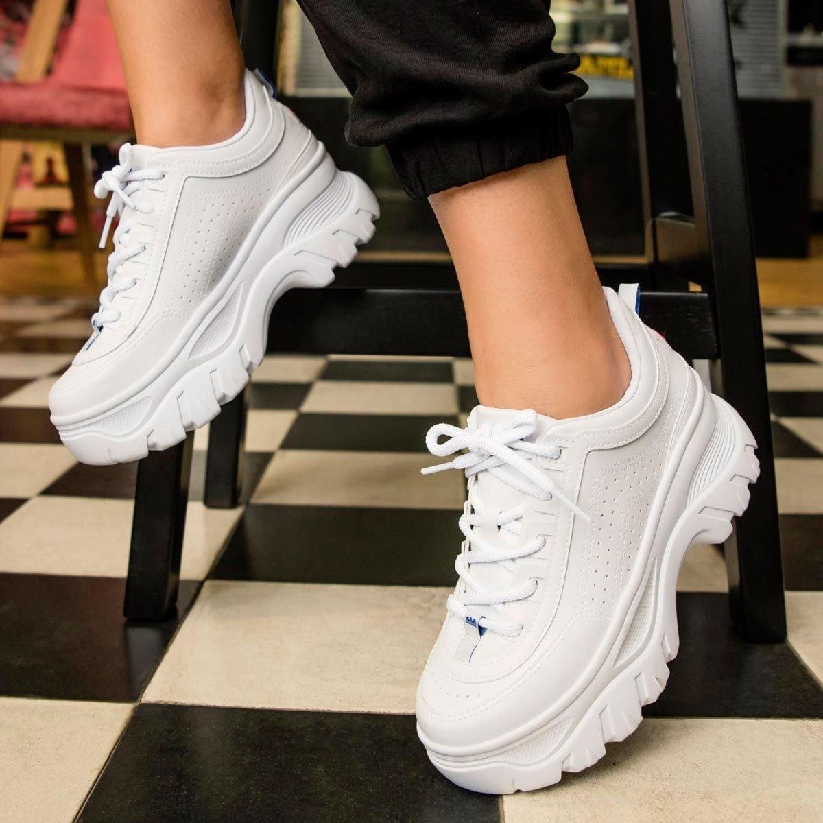 Tênis Feminino TÃªnis Dakota Dad Sneaker Chunky Branco Tênis