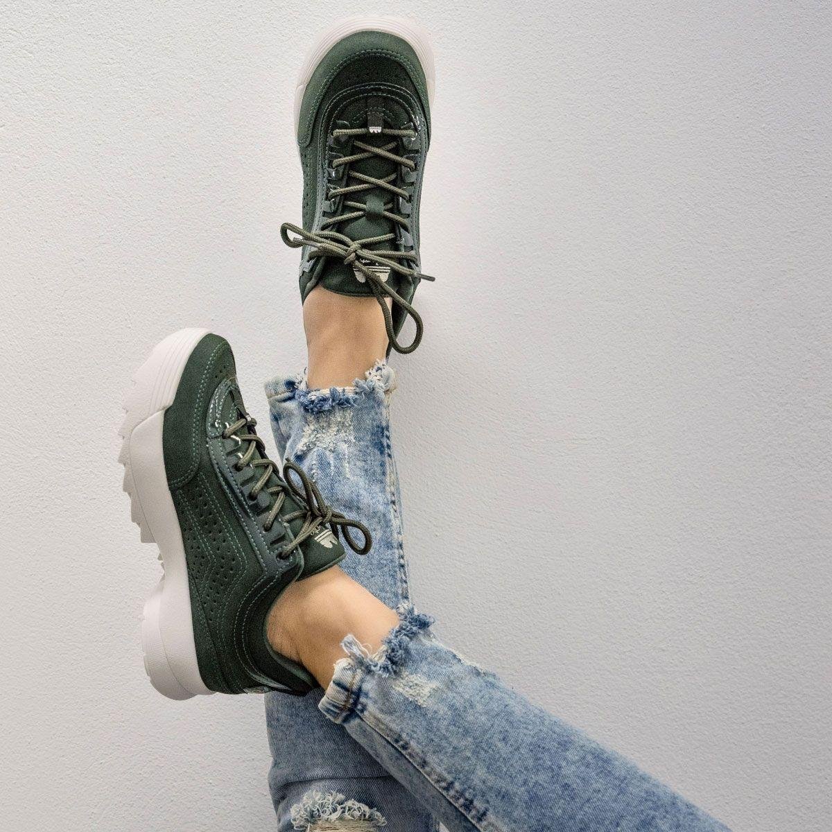 Tenis Feminino Dakota Sola Plataforma Tratorada Alta Moda - Verde | Netshoes