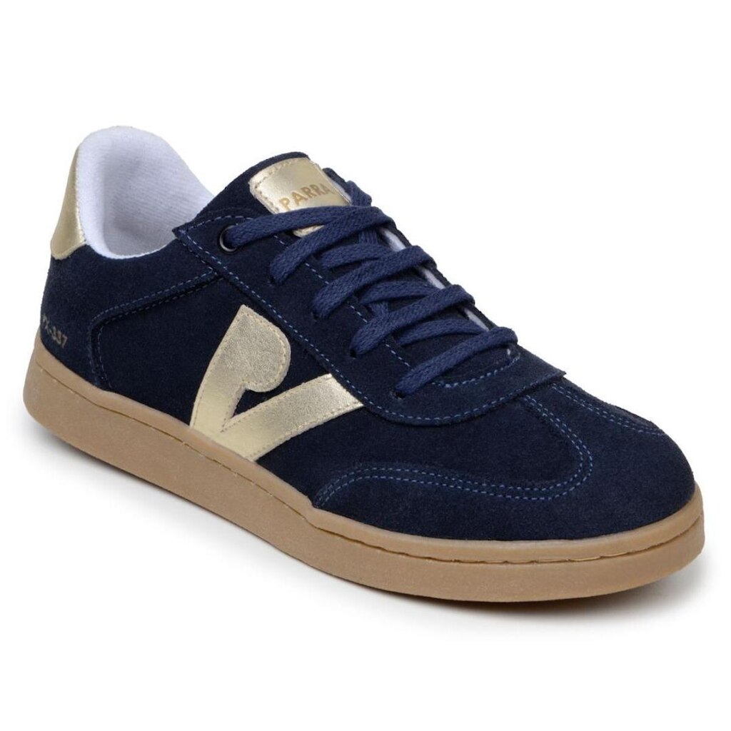 Tênis Feminino em Couro Parra Shoes Azul Marinho