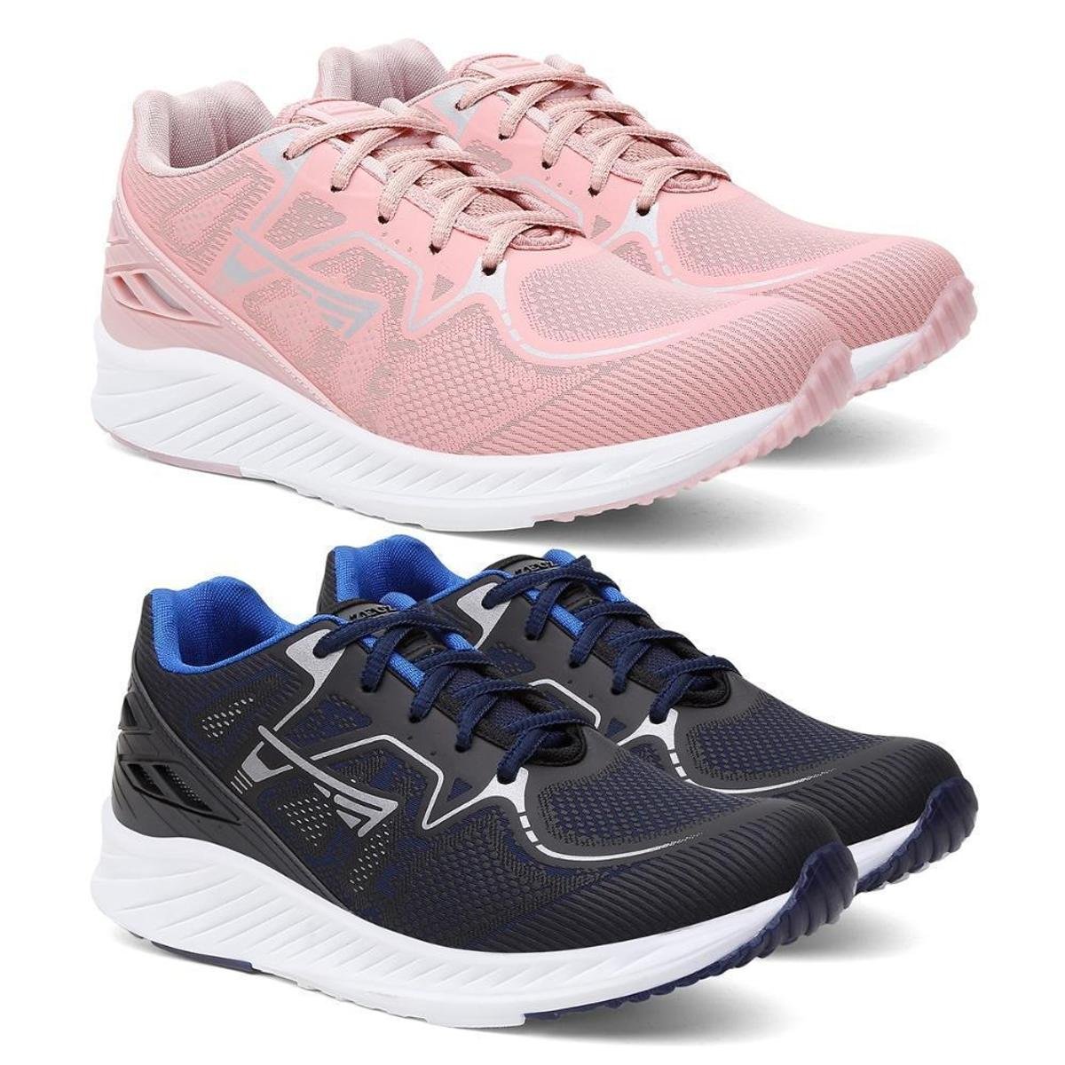 Tênis Feminino Esporte Academia Cadarço Leve Dia a Dia Kit 2 Menor preço em Tênis Feminino Esporte Academia Cadarço Leve Dia a Dia Kit 2