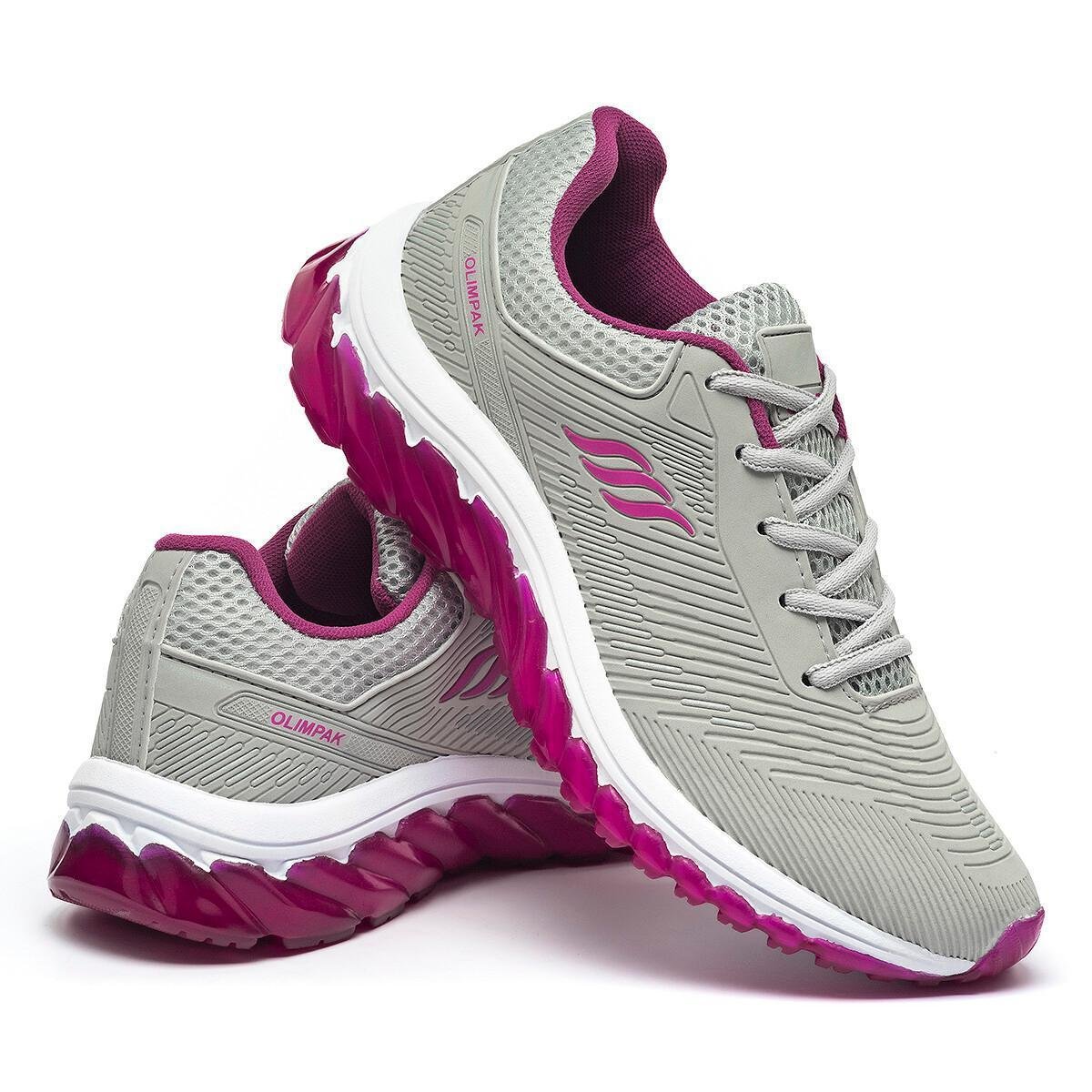 Tênis Feminino Esportivo Olimpak Para Academia Caminhada Menor preço em Tênis Feminino Esportivo Olimpak Para Academia Caminhada