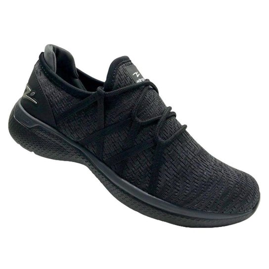Tenis Feminino Extra Leve Fit Macio Anatômico Ortopedico - Preto+Grafite é ruim? Tenis Feminino Extra Leve Fit Macio Anatômico Ortopedico - Preto+Grafite é boa?