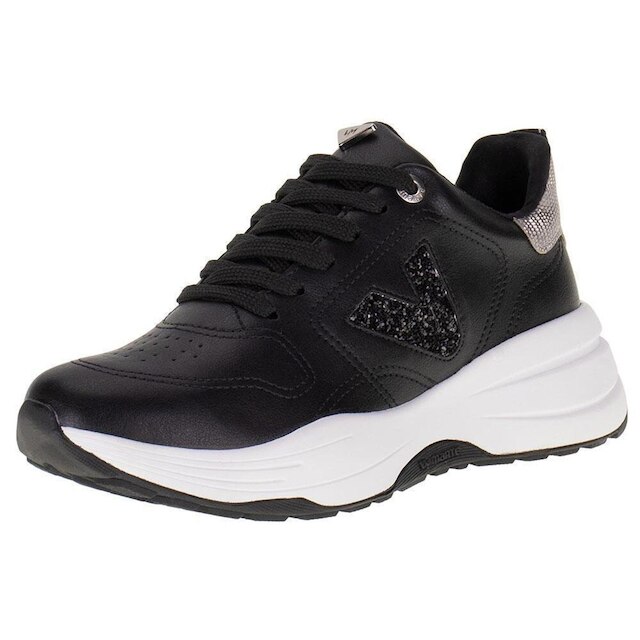Tênis Feminino Jogging Via Marte - 2311405 - Preto | Netshoes