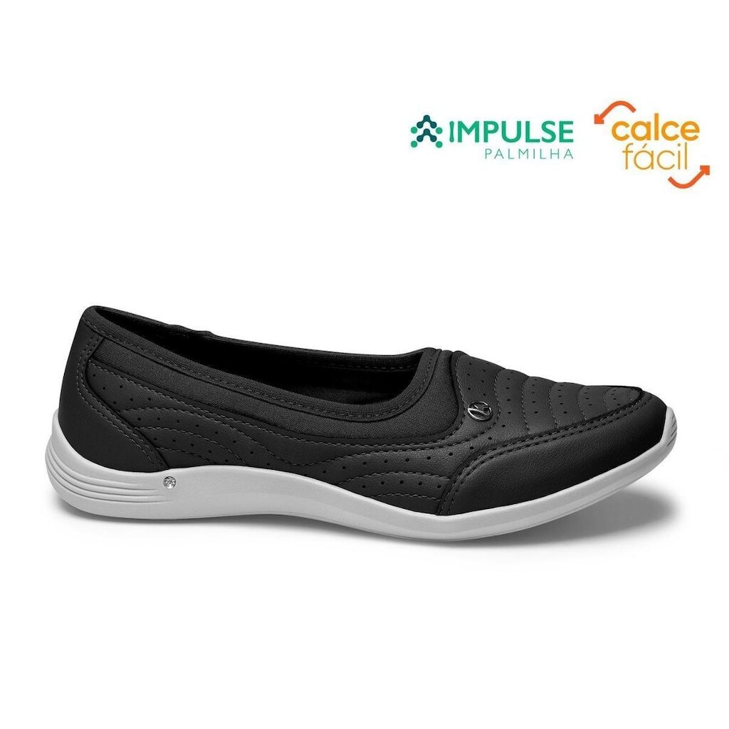 Tênis Feminino Kolosh Slip On C3182 - Preto